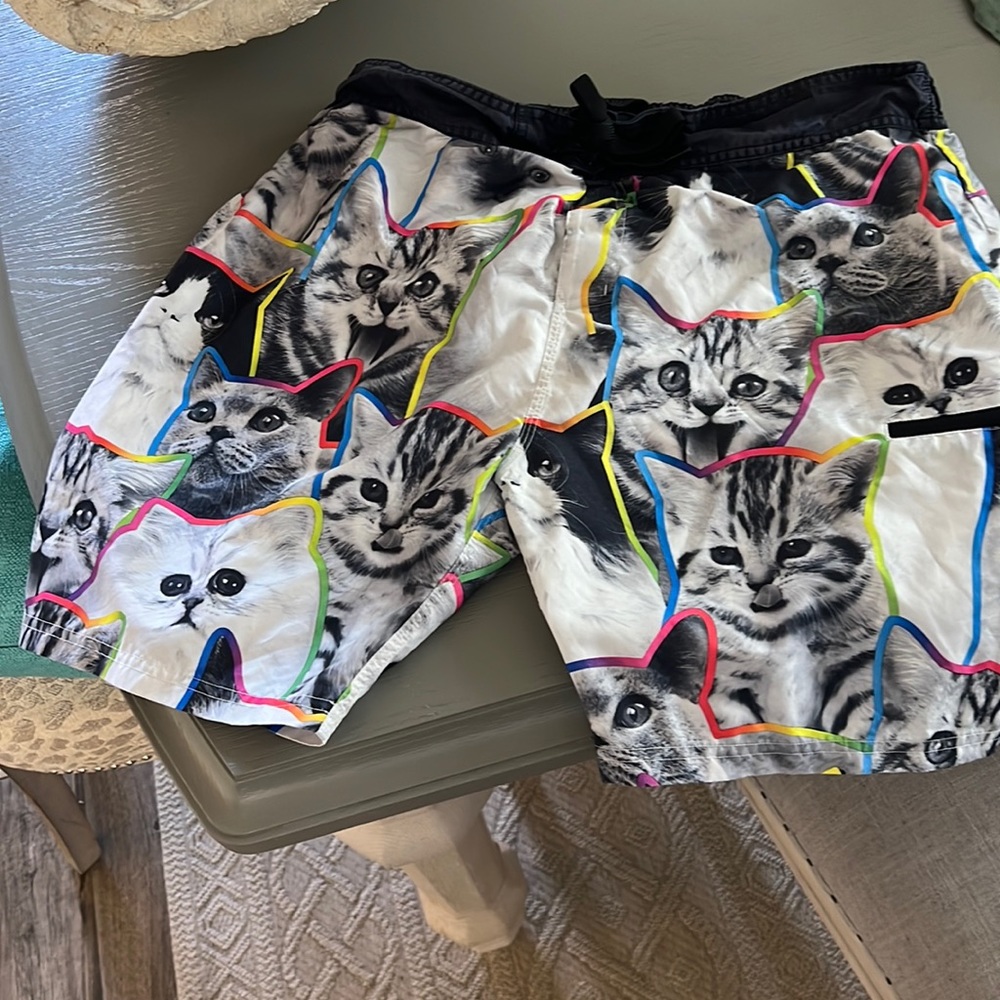 Men’s Cat Swim Trunks XL